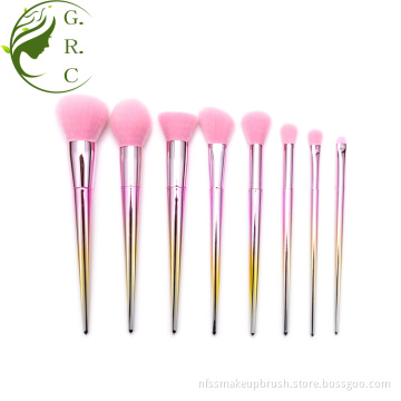 High Quality Cosmetic Brushes Colorful Makeup Brush Set